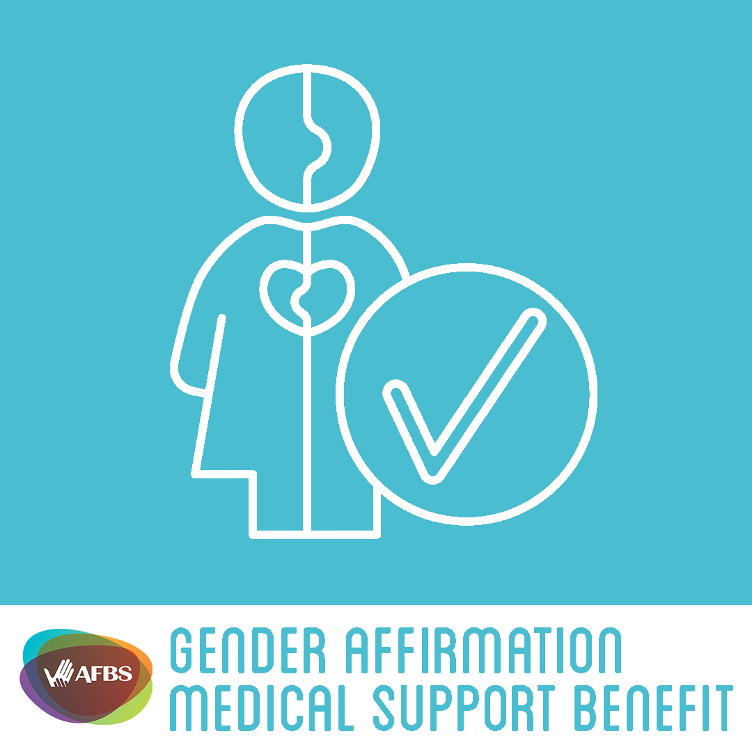 New! Gender Affirmation Medical Support Benefit
AFBS now offers a Fraternal Benefit to help eligible Members with gender-affirming medical care 🫶.
💰 Up to $2,500 per claim (lifetime max: $5,000)
 📅Effective March 1, 2025
Learn more about eligibility and how to apply: