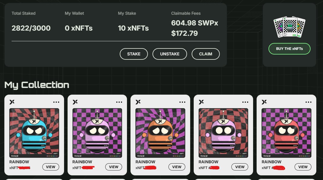 Your Nfts are jpegs. My Nfts allow me to own a piece of a dex and make daily Passive income. We are not the same Defi Warlords Eating in Bear Markets or Bull.

<a href="/SwapXfi/">SwapX</a> 
<a href="/SonicLabs/">Sonic</a>