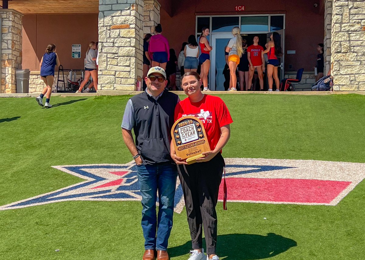 THSCA (@thscacoaches) on Twitter photo āCONGRATULATIONSā to the 2024-25 THSCA Volleyball Coach of the Year Award Winner presented by <a href="/TXFBinsurance/">Texas Farm Bureau Insurance</a>, Misty Fletcher-Remmers from Wimberley HS!
An outstanding coach who is looked up to by many. Let's give her a round of applause!š
š: thsca.com/coty āCONGRATULATIONSā to the 2024-25 THSCA Volleyball Coach of the Year Award Winner presented by <a href="/TXFBinsurance/">Texas Farm Bureau Insurance</a>, Misty Fletcher-Remmers from Wimberley HS!
An outstanding coach who is looked up to by many. Let's give her a round of applause!š
š: thsca.com/coty