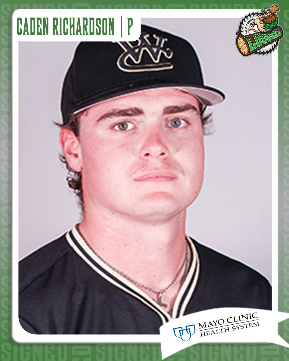 La Crosse Loggers Baseball Club (@laxloggers) on Twitter photo It's time for another player announcement presented by <a href="/MayoClinicHS/">MayoClinicHealthSystem</a> . Let's welcome the newest members of the Fab Four pitching team.
<a href="/MMurphy2023/">Michael Murphy</a> from <a href="/XavierBASE/">Xavier Baseball</a> <a href="/BeltrandMason/">Mason Beltrand</a> from <a href="/WinonaStateMBB/">Winona State Men's Basketball</a> And a duo from <a href="/WCoyoteBaseball/">Weatherford College Baseball</a> in <a href="/DavinRonquist/">Davin Ronquist</a> and <a href="/CadenRichards20/">Caden Richardson</a> It's time for another player announcement presented by <a href="/MayoClinicHS/">MayoClinicHealthSystem</a> . Let's welcome the newest members of the Fab Four pitching team.
<a href="/MMurphy2023/">Michael Murphy</a> from <a href="/XavierBASE/">Xavier Baseball</a> <a href="/BeltrandMason/">Mason Beltrand</a> from <a href="/WinonaStateMBB/">Winona State Men's Basketball</a> And a duo from <a href="/WCoyoteBaseball/">Weatherford College Baseball</a> in <a href="/DavinRonquist/">Davin Ronquist</a> and <a href="/CadenRichards20/">Caden Richardson</a>