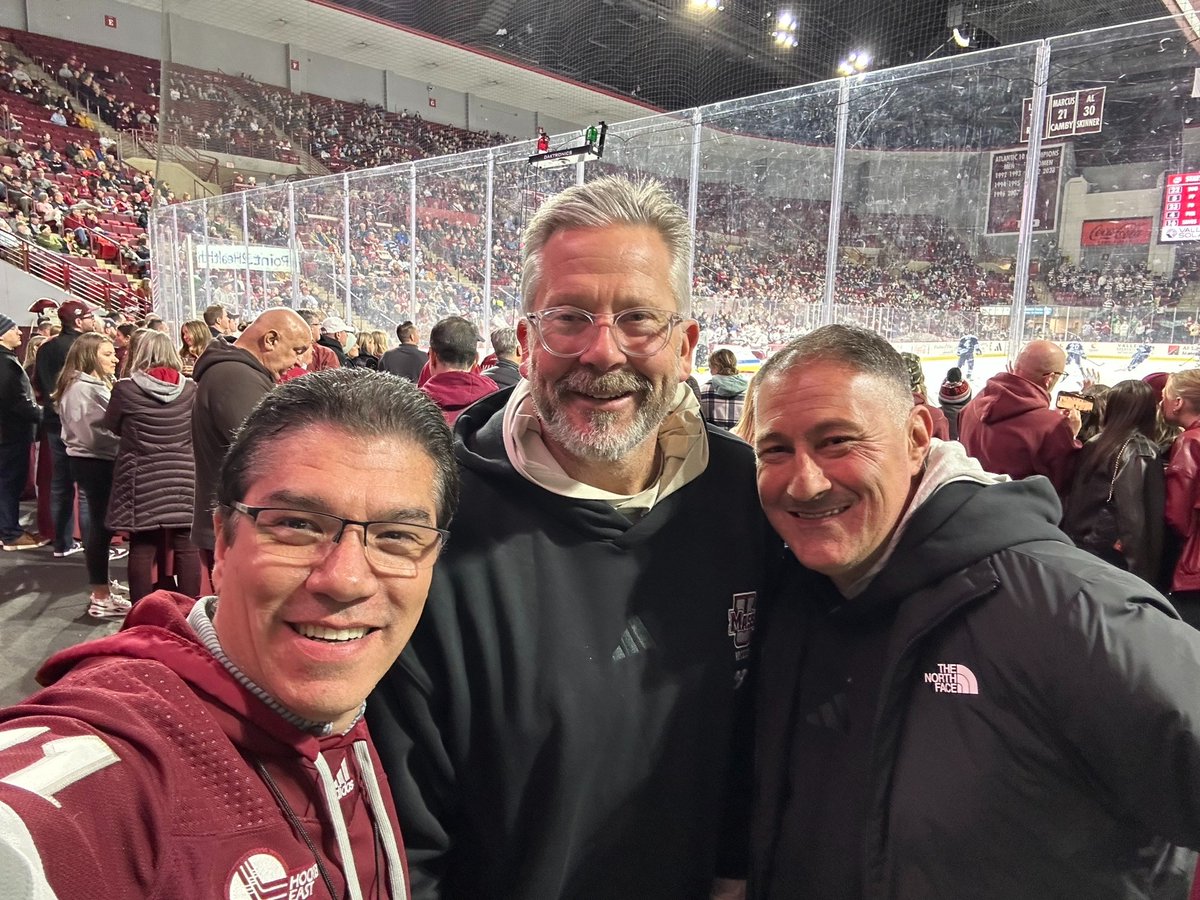 Chancellor Javier Reyes (@umasschancellor) on Twitter photo Come out tonight for @umasshockey against Vermont at the Mullins Center at 7 p.m.
This past weekend, I had a great time cheering for the Minutemen and chatting with <a href="/todd_angilly/">Todd Angilly</a>, national anthem singer for @nhlbruins, as well as alumni and community members.
@umassathletics Come out tonight for @umasshockey against Vermont at the Mullins Center at 7 p.m.
This past weekend, I had a great time cheering for the Minutemen and chatting with <a href="/todd_angilly/">Todd Angilly</a>, national anthem singer for @nhlbruins, as well as alumni and community members.
@umassathletics