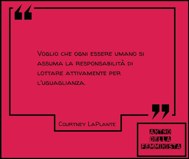 "Voglio che ogni essere umano si assuma la responsabilità di lottare attivamente per l'uguaglianza."

#CourtneyLaPlante (@Spiritboxband)
#Spiritbox