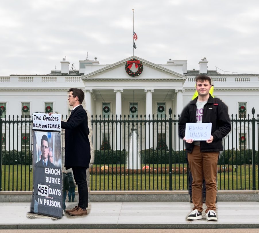 Folks, I have flown to Washington alongside the Burke’s and will be joining them in their protest outside the White House.