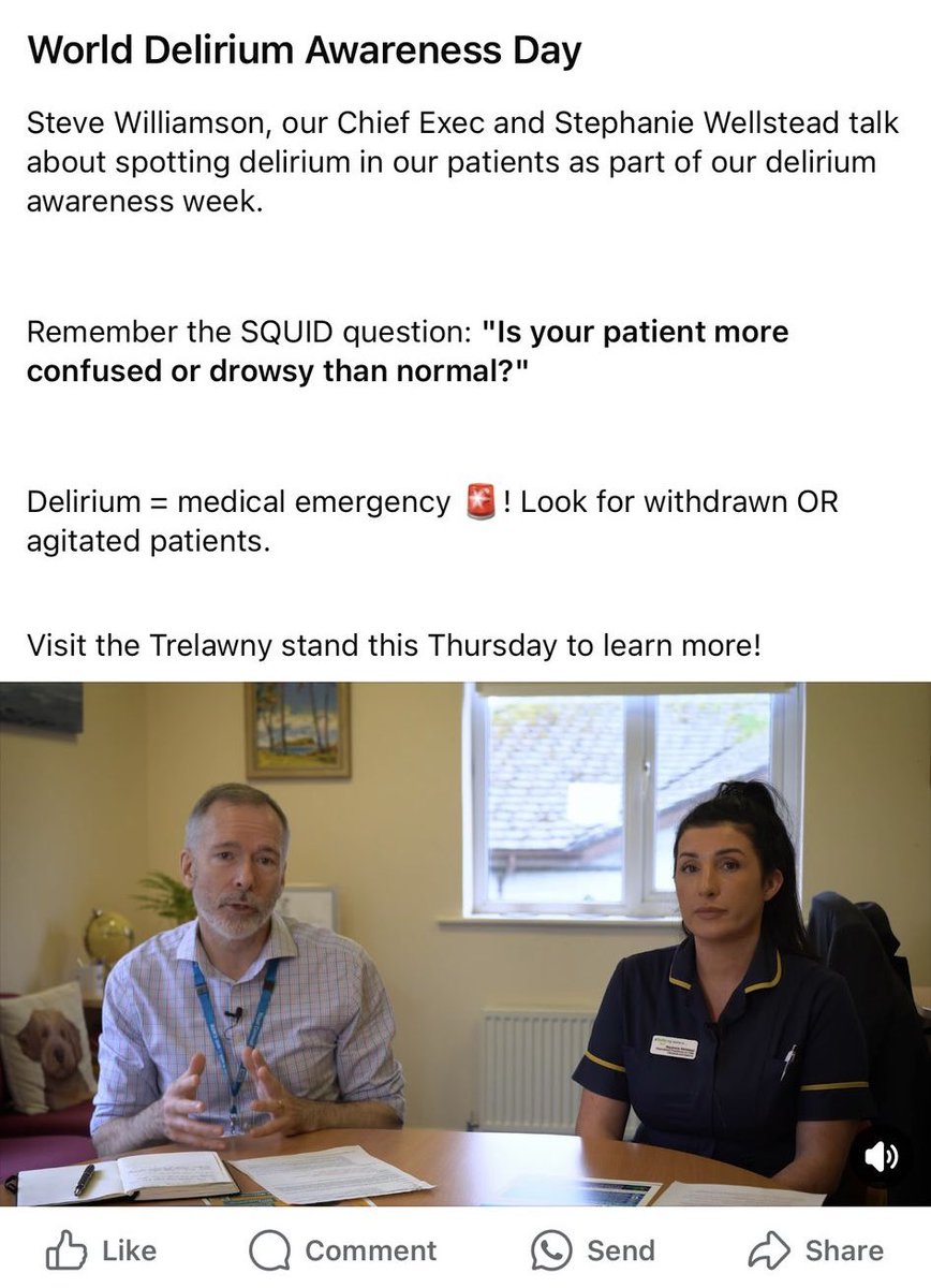 Wednesday - WORLD DELIRIUM AWARENESS DAY 🧠 

Know the signs | it is everyone’s responsibility*

👀 🎥 

vimeo.com/1064262653/041…