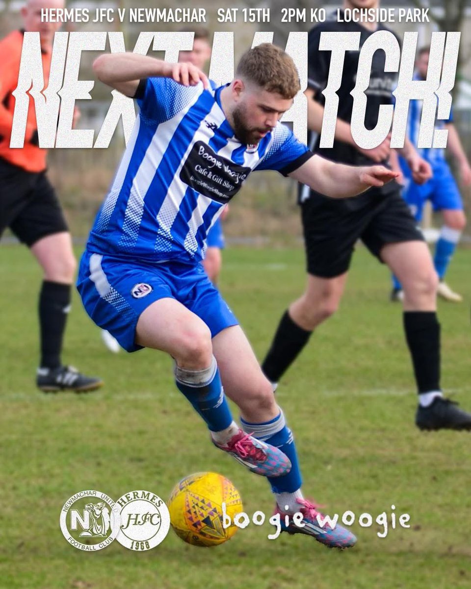 𝐍𝐞𝐱𝐭 𝐌𝐚𝐭𝐜𝐡

This Saturday we make the trip to Lochside Park to face Hermes J.F.C with kick off @ 2pm

Mon Ih Machar ! 🔴⚫️