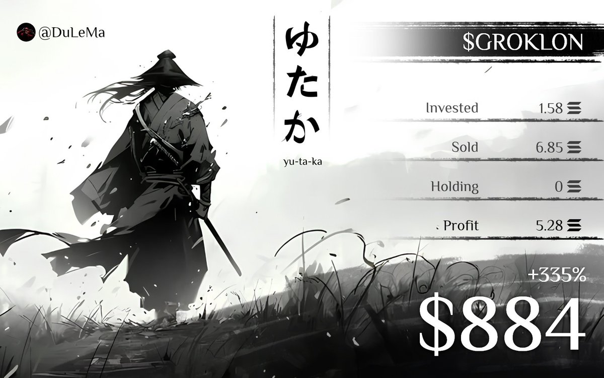 Yutaka Stays Cooking In All Market Conditions.

Some Member Wins From This Week 🔥