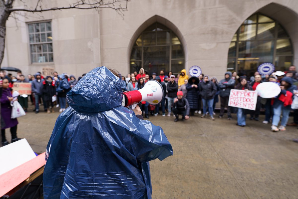 Weill Cornell Medicine Postdocs United-UAW (@wcmpostdocunion) on Twitter photo Postdocs turned out in numbers to the rally. More than a year since we voted to form our union, we rallied with hundreds of postdocs against <a href="/WeillCornell/">Weill Cornell Medicine</a>'s refusal to agree to a fair contract - one that safeguards our appointments, workplace rights, and economic well-being. Postdocs turned out in numbers to the rally. More than a year since we voted to form our union, we rallied with hundreds of postdocs against <a href="/WeillCornell/">Weill Cornell Medicine</a>'s refusal to agree to a fair contract - one that safeguards our appointments, workplace rights, and economic well-being.