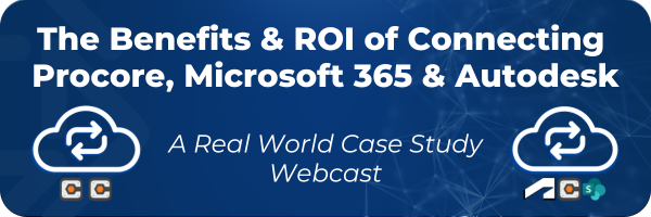 Join us next week for our webcast on “Benefits &amp; ROI of connecting #Procore, #Microsoft365 &amp; #Autodesk”.

Learn how automation can eliminate redundancies &amp; provide a seamless flow of project information.

project-ready.com/complimentary-…

#pim #contech #autodesk #procore #microsoft365
