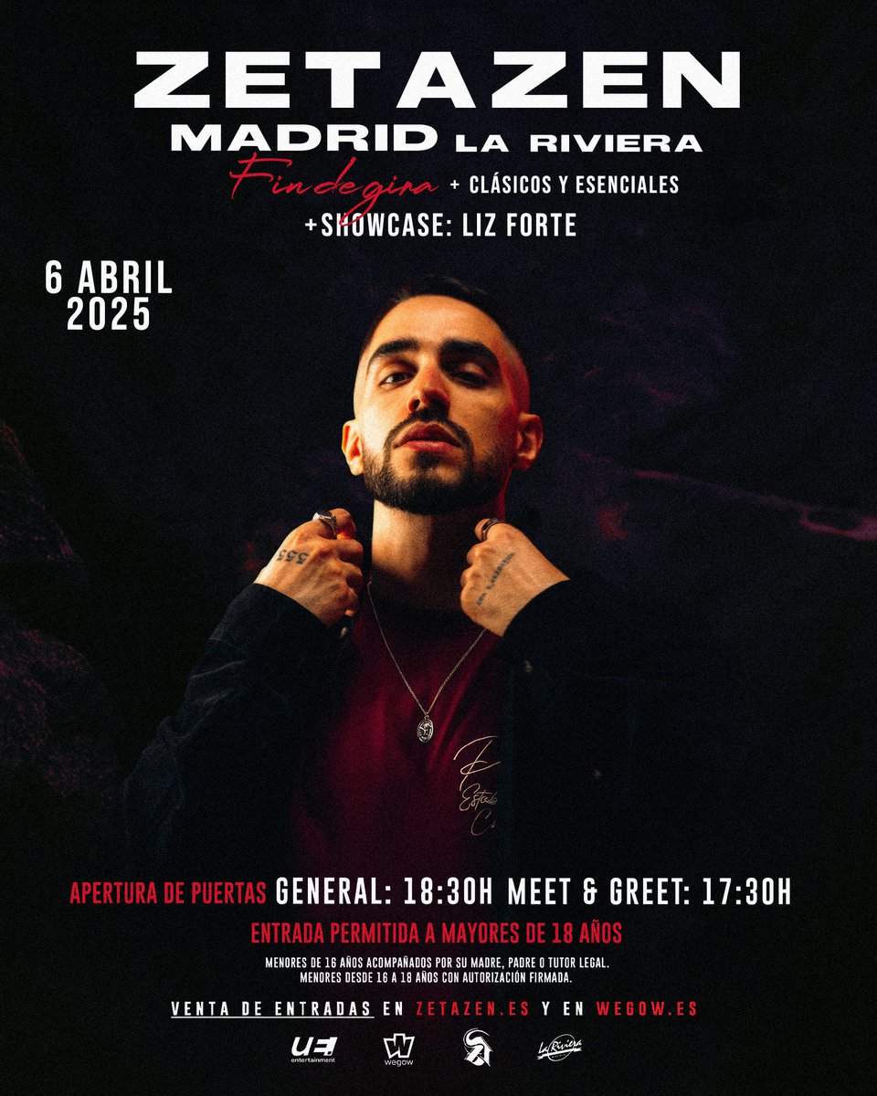 Fin de gira. MADRID
6 de abril. Te pasas o qué.