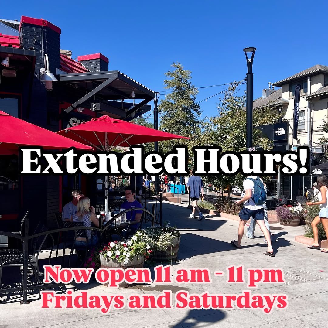 Longer days mean longer nights at The Sink! 🌅Starting this weekend, we’re keeping the good times rolling an extra hour—now open until 11 PM on Fridays &amp; Saturdays. See you late night! 🍔🍕