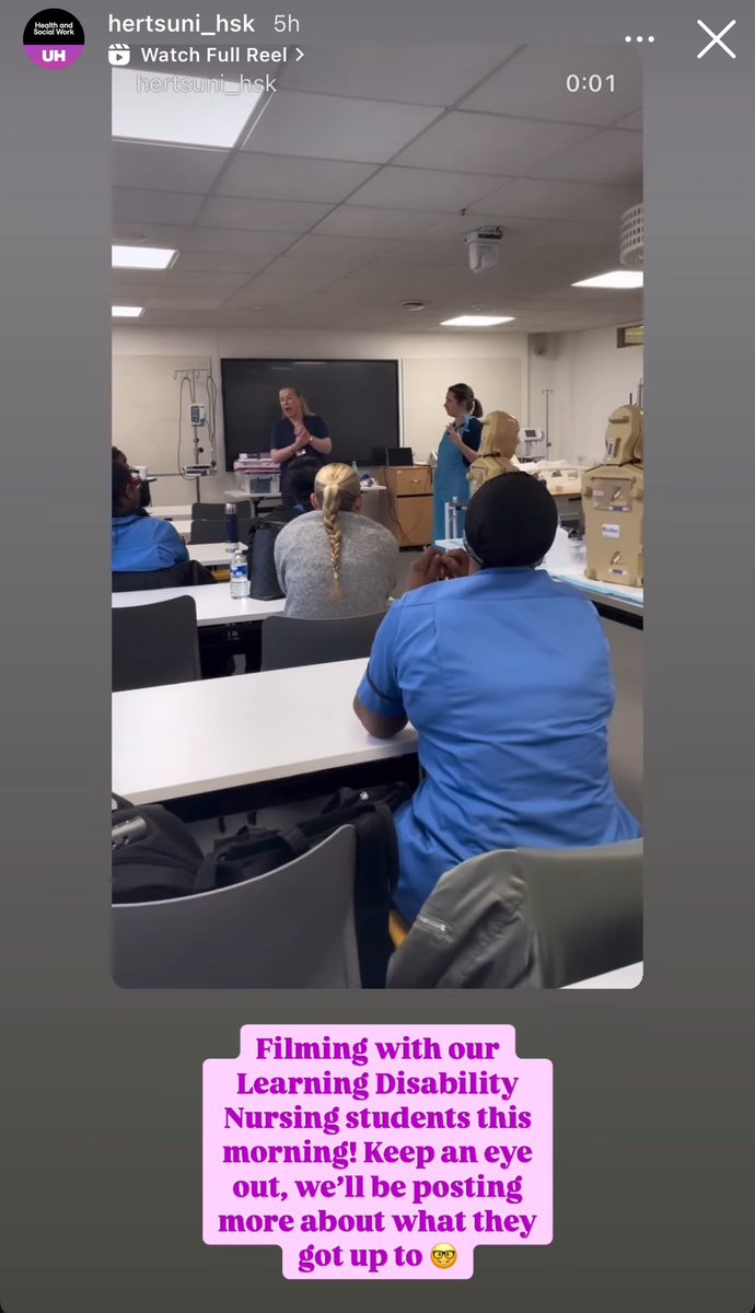ridire_ban's tweet image. And people assume that #learningdisabilitynurses don’t have clinical skills! We are #mythbusting here at @UniofHerts 
Stay tuned to see what our students are getting up to #LDnurses #patientcentredcare