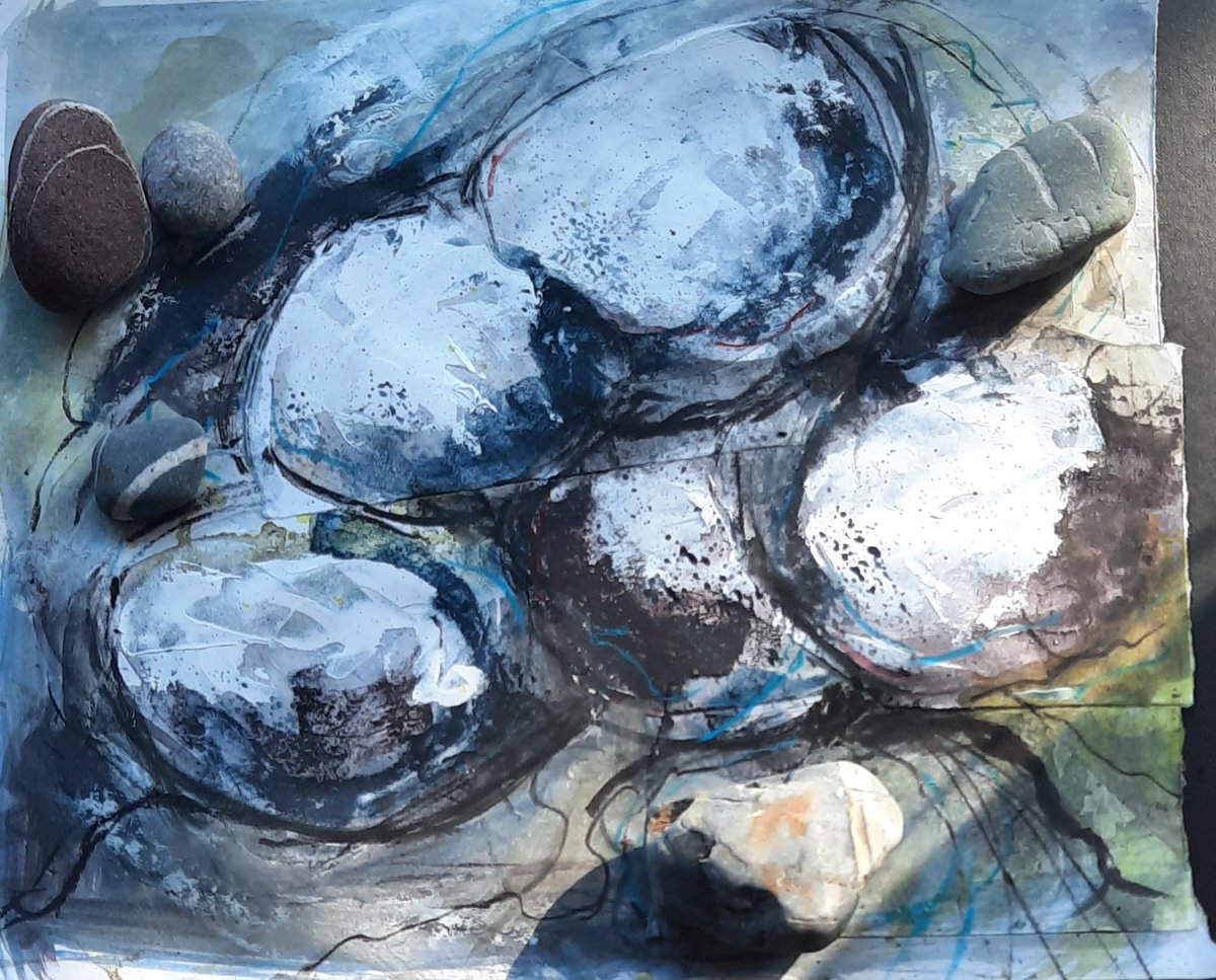 Not been here for a while, but back at it in the landscape. Being loose and free with my paints.