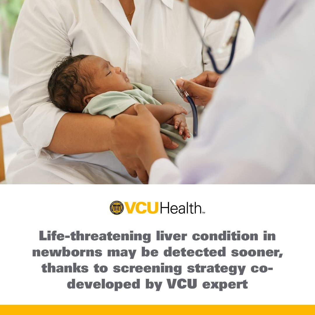 VCU Health (@vcuhealth) on Twitter photo 🔗: bit.ly/3XMKCe1
Pediatricians are getting a simple three-step approach for identifying biliary atresia, based on research by Saul Karpen of <a href="/VCU_Liver/">VCU Stravitz-Sanyal Institute for Liver Disease</a>. 🔗: bit.ly/3XMKCe1
Pediatricians are getting a simple three-step approach for identifying biliary atresia, based on research by Saul Karpen of <a href="/VCU_Liver/">VCU Stravitz-Sanyal Institute for Liver Disease</a>.