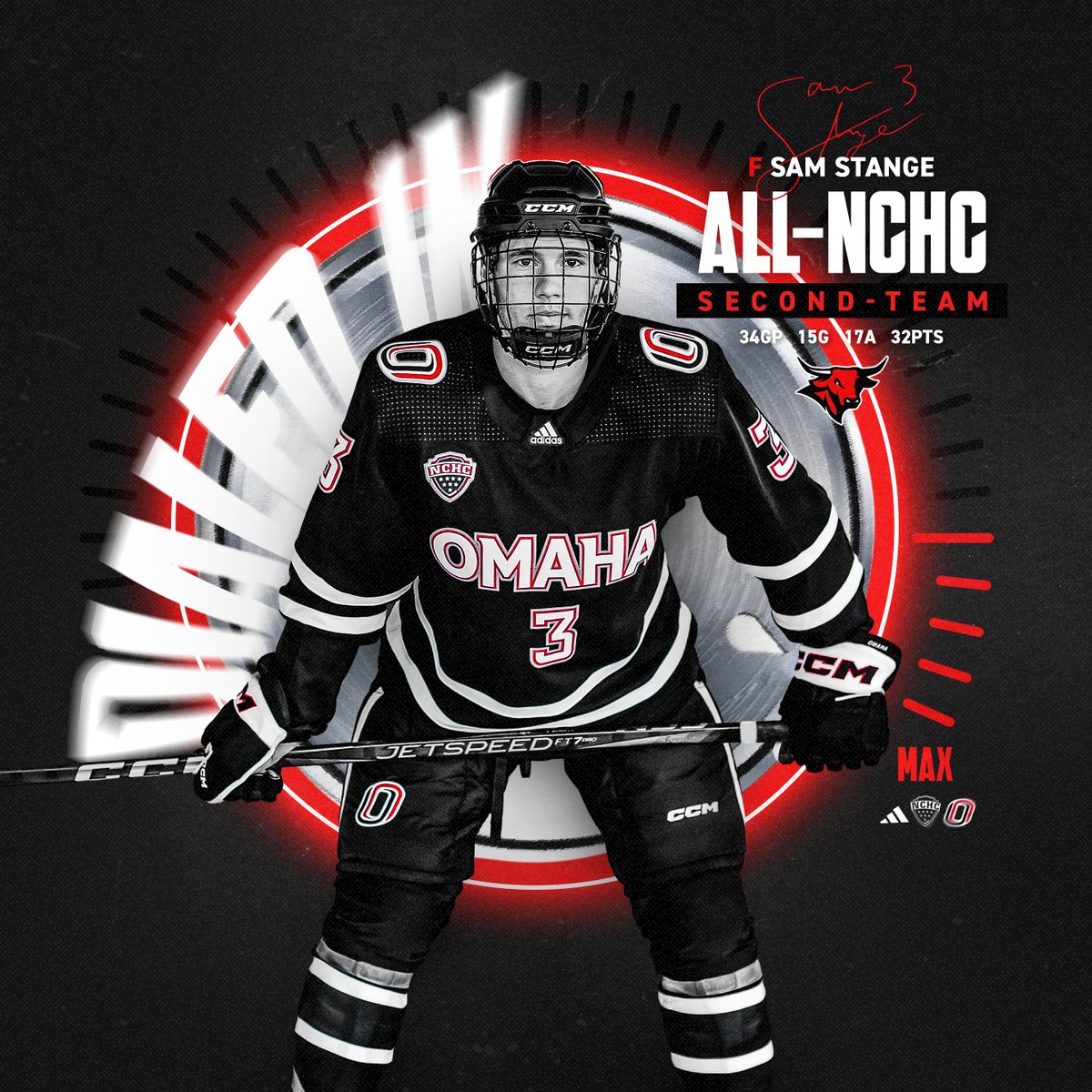 ⚠️Stangerous all season long⚠️

Sam Stange representing Omaha on the 2024-25 Second-Team All-NCHC🤘

#GoMavs