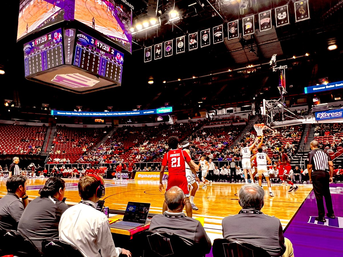 Venue Edge (@venueedge) on Twitter photo And the 2nd <a href="/MountainWest/">Mountain West</a> MBB 🏀 game is underway during day one! <a href="/FresnoStateMBB/">Fresno State Men’s Basketball</a> vs <a href="/NevadaMBB/">Nevada Basketball</a> #MWMadness And the 2nd <a href="/MountainWest/">Mountain West</a> MBB 🏀 game is underway during day one! <a href="/FresnoStateMBB/">Fresno State Men’s Basketball</a> vs <a href="/NevadaMBB/">Nevada Basketball</a> #MWMadness