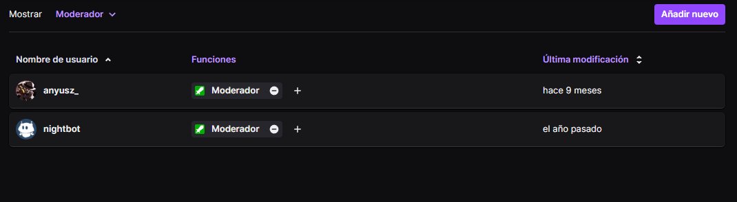 Si mi moderador no se presenta al stream de hoy, escogeré otro 😼
