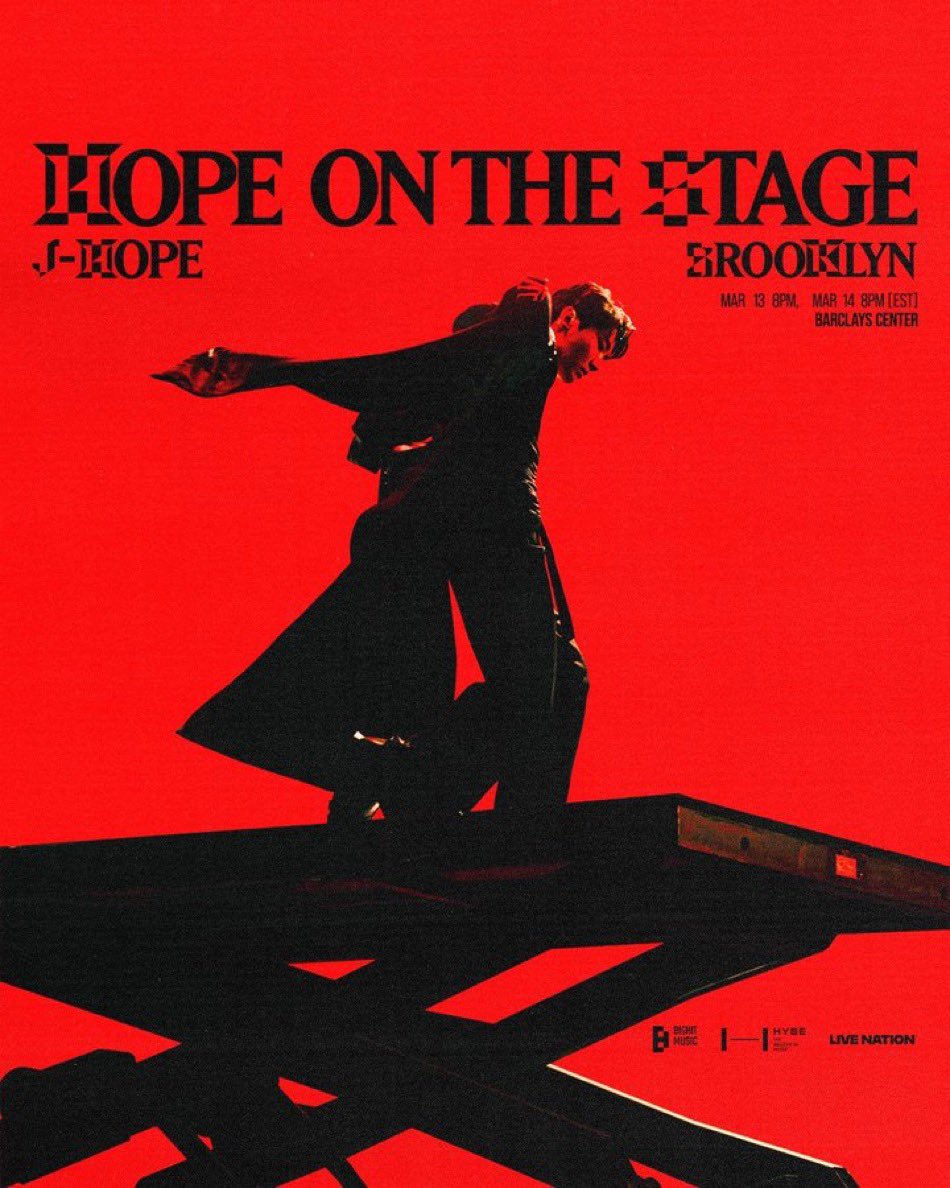 sugamihoney's tweet photo. — Horarios para los conciertos “ Hope On The Stage” de #JHOPE en Brooklyn, New York.✨

▫️Jueves 13 y Viernes 14 de Marzo
06:00 PM 🇸🇻🇳🇮🇬🇹🇨🇷🇧🇿🇭🇳🇲🇽
07:00 PM 🇵🇦🇪🇨🇵🇪🇨🇴
08:00 PM 🇩🇴🇧🇴🇵🇷🇻����🇨🇺
09:00 PM 🇺🇾🇦🇷🇧🇷 🇨🇱🇵🇾
01:00 AM 🇪🇸🇮🇹

▫️Los links se encuentran en el momento que empiece !!

#HOPE_ON_THE_STAGE_TOUR 
#HOPE_ON_THE_STAGE_TOUR_NEWYORK