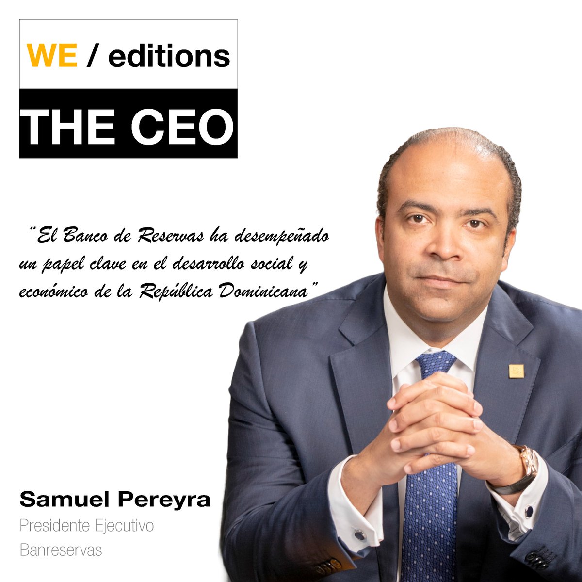 🚀 ¿Quiénes son los 5 CEO más influyentes de la República Dominicana en 2025? 🇩🇴

Hoy destacamos a Samuel Pereyra Rojas, Presidente de Banreservas, que ha llevado al banco a niveles históricos. 🌍💰

🔍 ¿Quién más está en esta lista? ¡Sigue esta serie! 👇

#Liderazgo #CEO