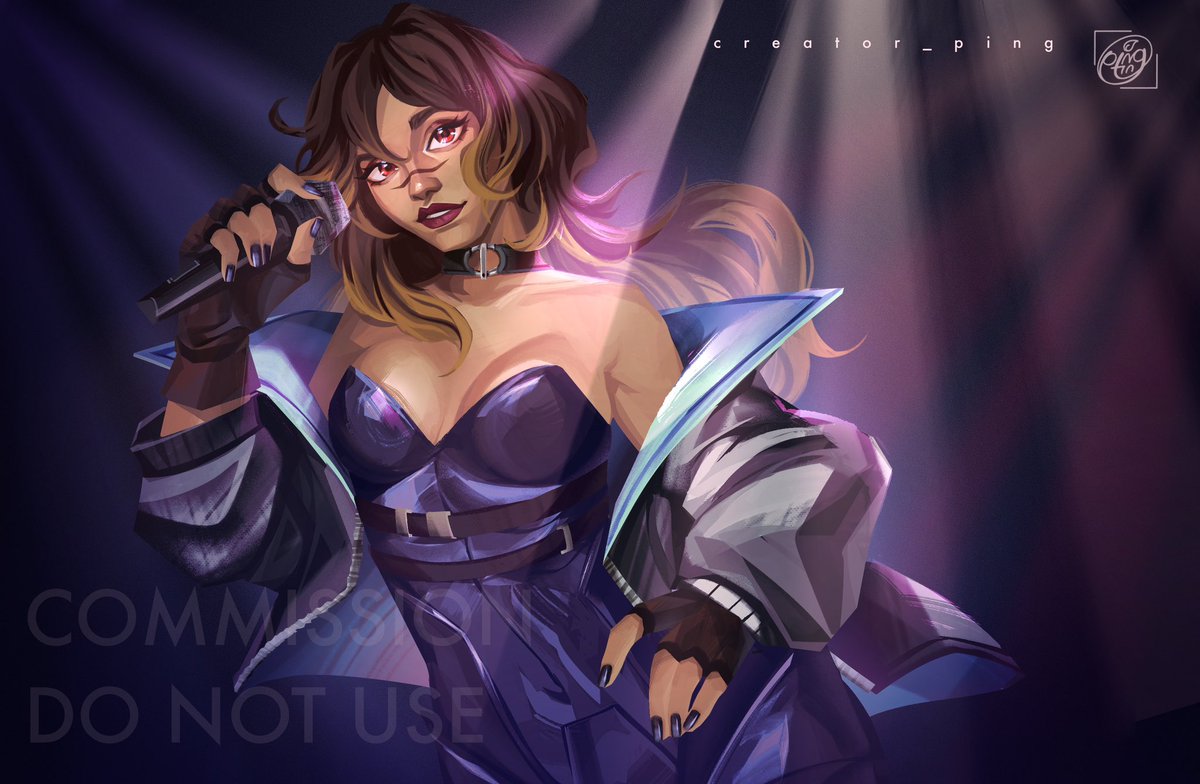 spotlights on this popstar, Robyn!! 
an oc comm for <a href="/Zohali_/">The Lion's Cub</a>