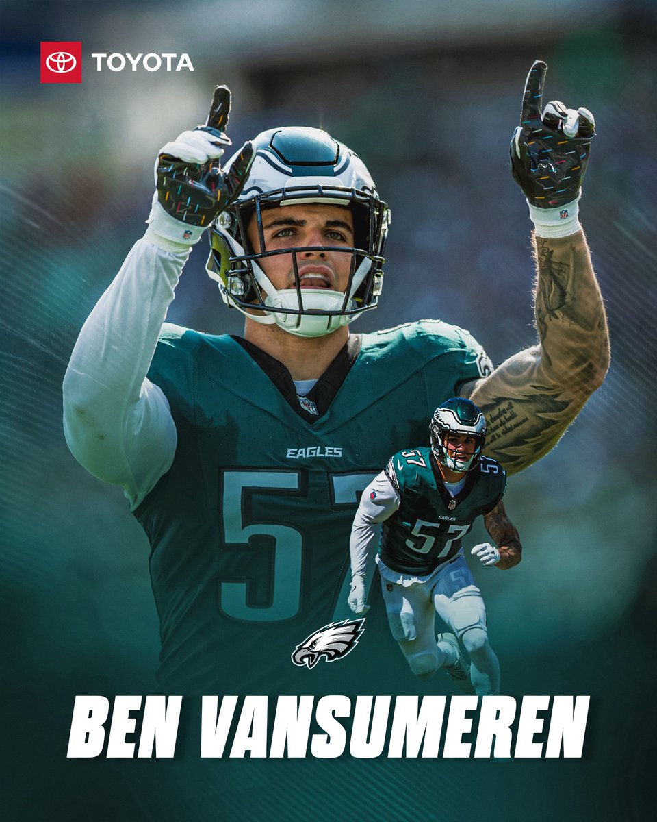 Philadelphia Eagles (@eagles) on Twitter photo We've agreed to sign FB Ben VanSumeren to a one year contract.
<a href="/Toyota/">Toyota USA</a> | #FlyEaglesFly We've agreed to sign FB Ben VanSumeren to a one year contract.
<a href="/Toyota/">Toyota USA</a> | #FlyEaglesFly