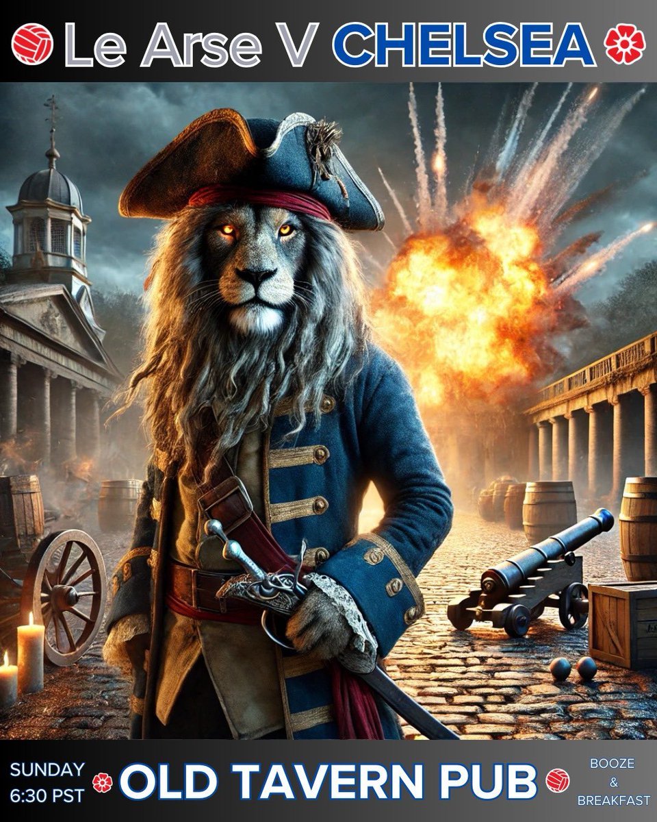 🎼Oh…North London.. is full of __________! Time to be the nail in the gooner coffin along with their title hopes! Breakfast, Booze, and BLUES <a href="/OldTavernPub/">Old Tavern</a> #ARSCHE #KTBFFH