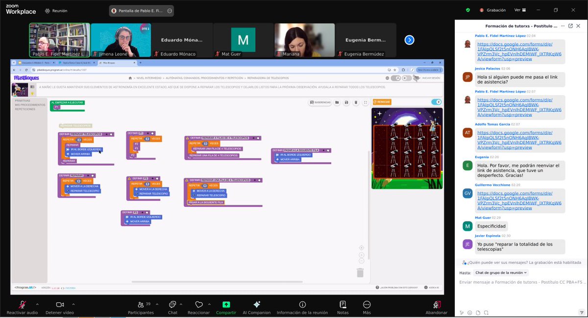 Participamos de un nuevo encuentro de formadores para el postítulo en Ciencias de la Computación que <a href="/funsadosky/">Fundación Sadosky</a> dictará dn convenio con <a href="/BAeducacion/">Educación PBA</a>.

<a href="/AlbertoSileoni/">Alberto Sileoni</a> <a href="/pablourquizaok/">Pablo Urquiza</a> <a href="/salbarracin/">Santiago Albarracín</a> <a href="/Barbr_torti/">Bárbara Torti</a> <a href="/HernanCalabrese/">Hernán Calabrese</a> <a href="/DTE_BA/">Tecnología Educativa BA</a>