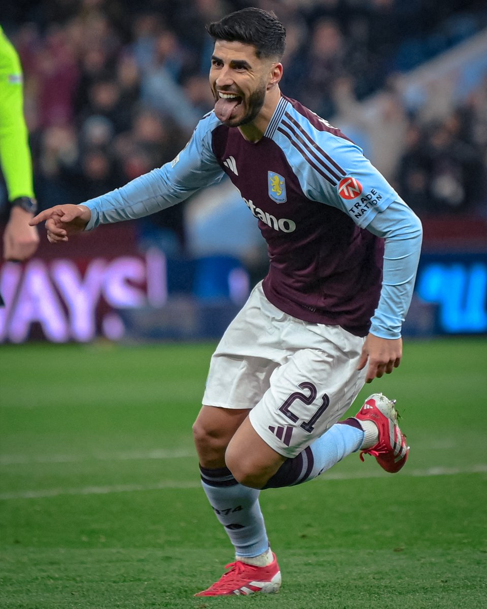 Marco Asensio just loves playing for Aston Villa! 💜