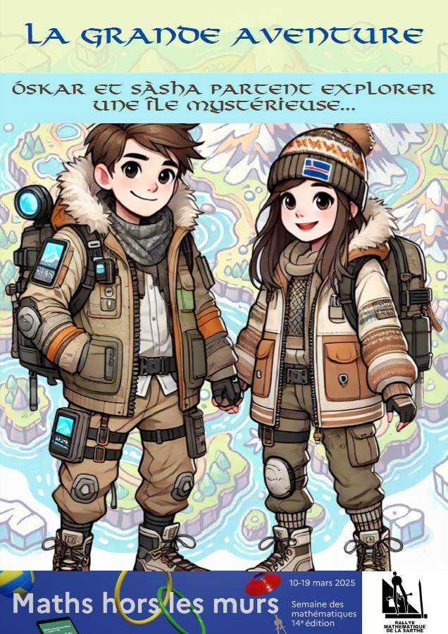 RallyeMath72's tweet image. La semaine des mathématiques c'est cette semaine !
« 𝐋𝐚 𝐠𝐫𝐚𝐧𝐝𝐞 𝐚𝐯𝐞𝐧𝐭𝐮𝐫𝐞 »

Une série d’énigmes a été envoyée dans tous les collèges.

🗓️ Fin du concours : Mercredi 19 mars à 12h ⚠️

Bonne chance à tous