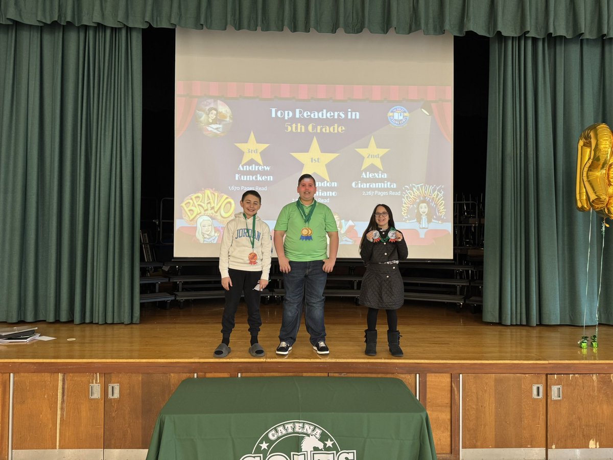 Leanne Heyesey (@mrsheyesey) on Twitter photo What a celebration we had with our Catena families today for our second annual Great Reading Race ceremony with <a href="/LearningAlly/">Learning Ally</a> ! Thank you students, families and administration for making this a wonderful morning to celebrate our love of reading. 📚🏆<a href="/CatenaColts/">@Catenacolts</a> <a href="/JJCS_TShaw/">Traci Attardi Shaw</a> What a celebration we had with our Catena families today for our second annual Great Reading Race ceremony with <a href="/LearningAlly/">Learning Ally</a> ! Thank you students, families and administration for making this a wonderful morning to celebrate our love of reading. 📚🏆<a href="/CatenaColts/">@Catenacolts</a> <a href="/JJCS_TShaw/">Traci Attardi Shaw</a>