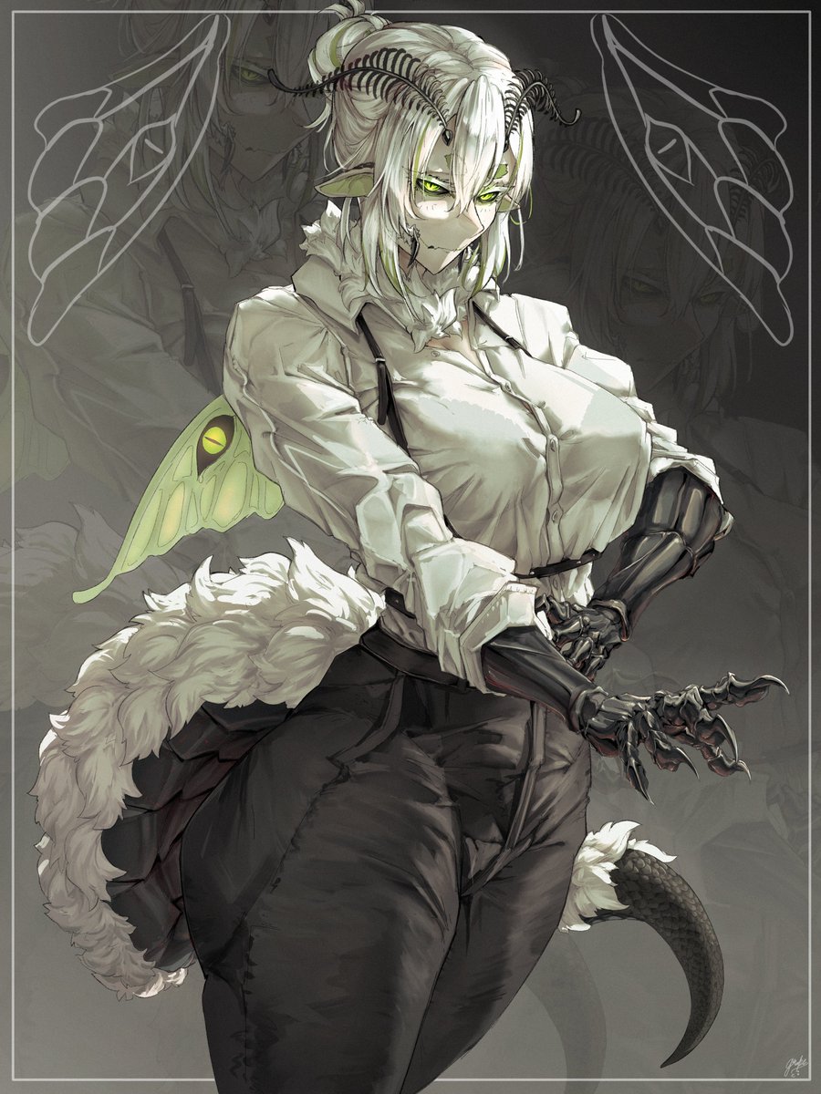 Vitispi3's tweet image. I think Juniper Actias #JunipArt