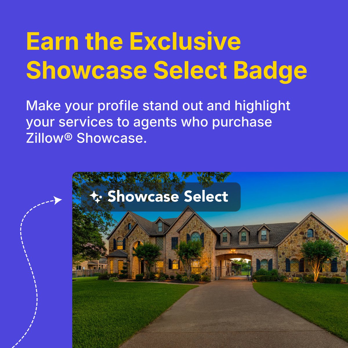 🚀 Showcase Select is officially LIVE! 🚀

Join Showcase Select to: 
✅ Get discovered by agents searching for media professionals in your area 
✅ Capture media for Zillow® Showcase listings 
✅ Enjoy a seamless workflow built to help you deliver more media, more efficiently