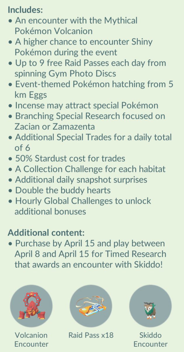 🔥Pokemon Go Fest 2025: Global Ticket Giveaway🔥

🚨For The 2nd Time, 2 Winners Will Be Chosen For This $14.99 Global Event Ticket!

To Enter Its Simple:
❤️ Like This Post
🔥 Follow Us
📲 Comment Your Favourite Pokemon 
🗓️ The Winners Will Be Chosen On The 15th Of March Using A