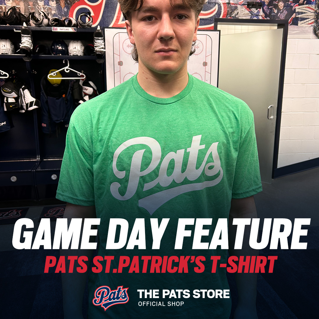 WHLPats's tweet photo. π St. Pats Green Tees On Sale! π
Get yours now & wear it loud on March 15th as we take on the Broncos! ππ Grab yours at the Pats Store today or shop online at https://t.co/w8qwPlVwXc
#SeeThemRise #ReginaPatsHockey #StPatricksGame https://t.co/6baQJshYNv