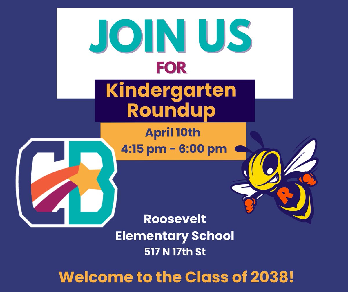 Kindergarten Roundup is right around the corner, and we can't wait to welcome our Class of 2038 Junior Jackets!
This is a great opportunity for you to explore your school, complete your registration, and meet our teachers &amp; some new friends🤩!  #AchieveMore