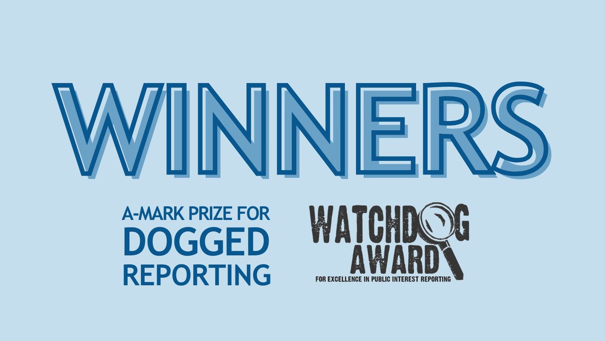 The Headline Club is thrilled to announce the winners of both its 2025 Watchdog Award and A-Mark Prize for Dogged Reporting: Lisa Schencker and Emily Hoerner of the Chicago Tribune for their reporting on sexual abuse by medical providers.  headlineclub.org/2025/03/23/win…