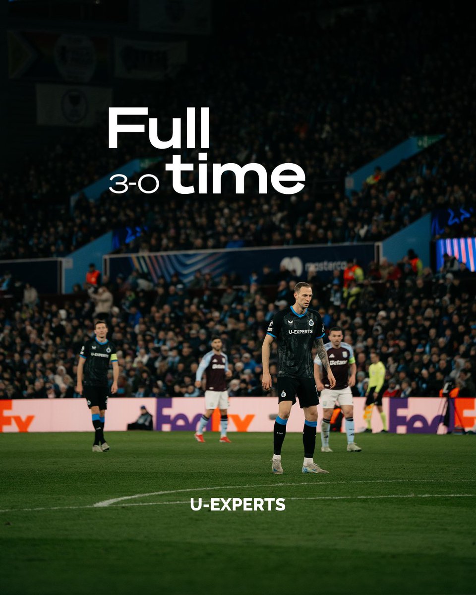 Our amazing Champions League journey ends here. 😔💙🖤 #AVLCLU #UCL