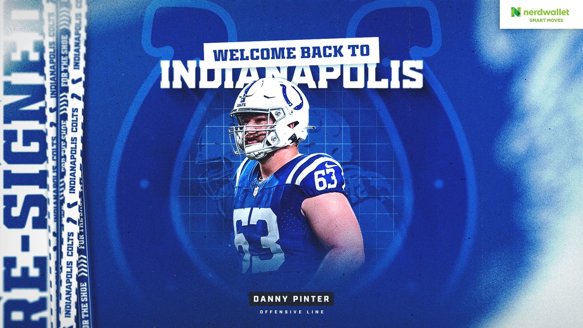 Re-signed C/G Danny Pinter..