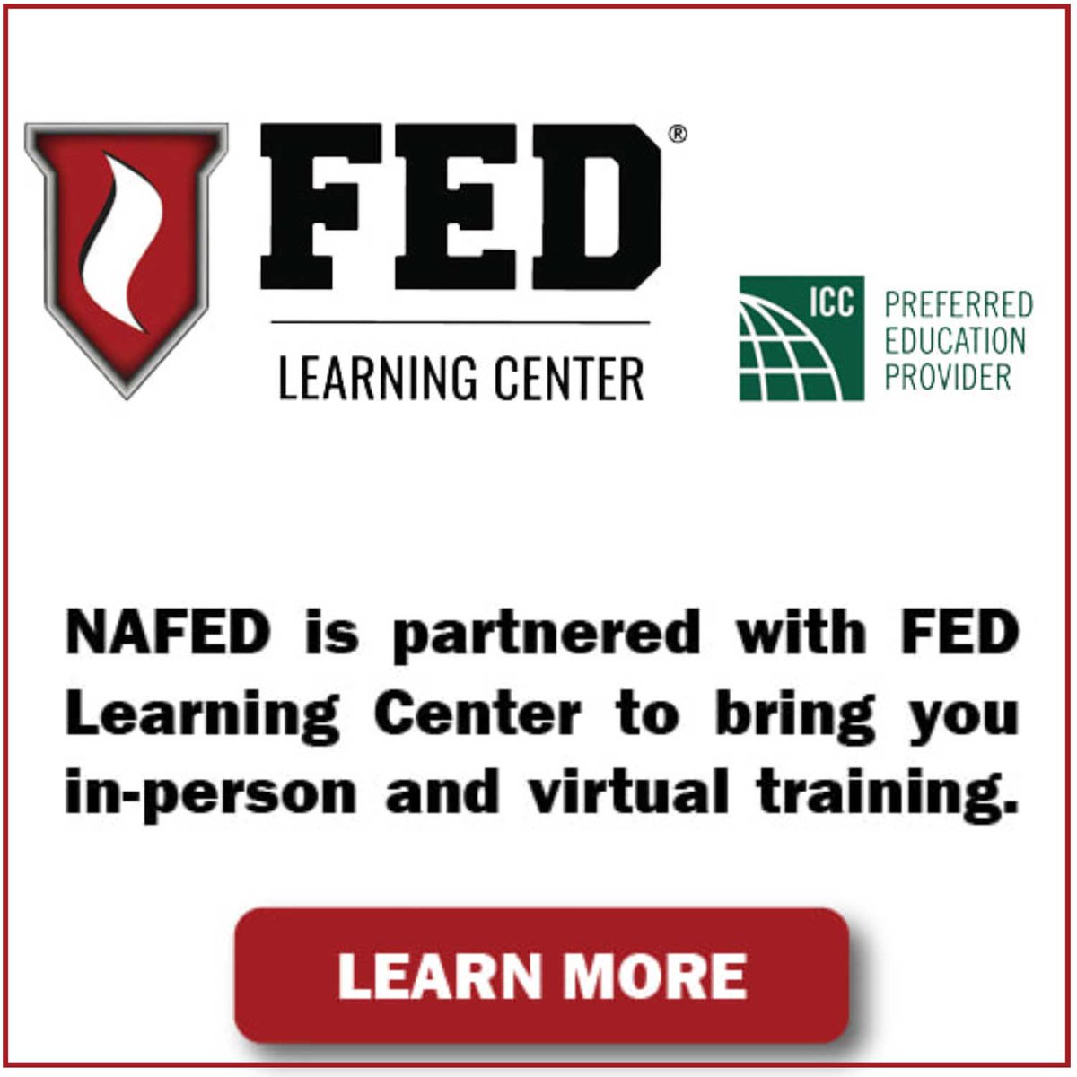 NAFEDorg's tweet image. 🚨 NAFED Partners with the FED Learning Center for Industry-Leading Training! 🔥
📚 Learn more &amp;amp; start training today! 👉 fedlearningcenter.com
#NAFED #FEDLearningCenter #FireSafety #IndustryTraining #ProfessionalDevelopment