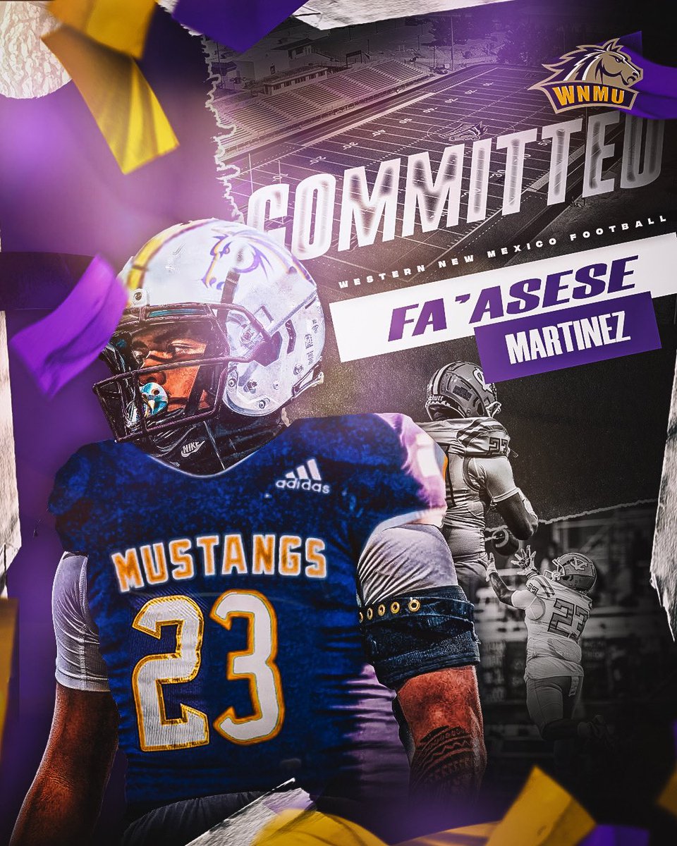 FaβasesΔ (SΔ) Martinez (@se_martinez07) on Twitter photo After many discussions with my family, Iβm blessed to say I will be accepting a football scholarship and furthering my academic and athletic career at <a href="/WNMUFootball/">WNMU Mustang Football</a>. Thank you, <a href="/The_Coach_Boyle/">Coach Boyle</a> and <a href="/coach_bhickman/">Billy Hickman</a>, for believing in me. #Committed π£π‘π΄ After many discussions with my family, Iβm blessed to say I will be accepting a football scholarship and furthering my academic and athletic career at <a href="/WNMUFootball/">WNMU Mustang Football</a>. Thank you, <a href="/The_Coach_Boyle/">Coach Boyle</a> and <a href="/coach_bhickman/">Billy Hickman</a>, for believing in me. #Committed π£π‘π΄