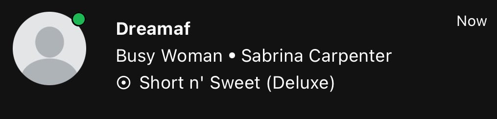 Busy Woman • Sabrina Carpenter

10:36PM EST