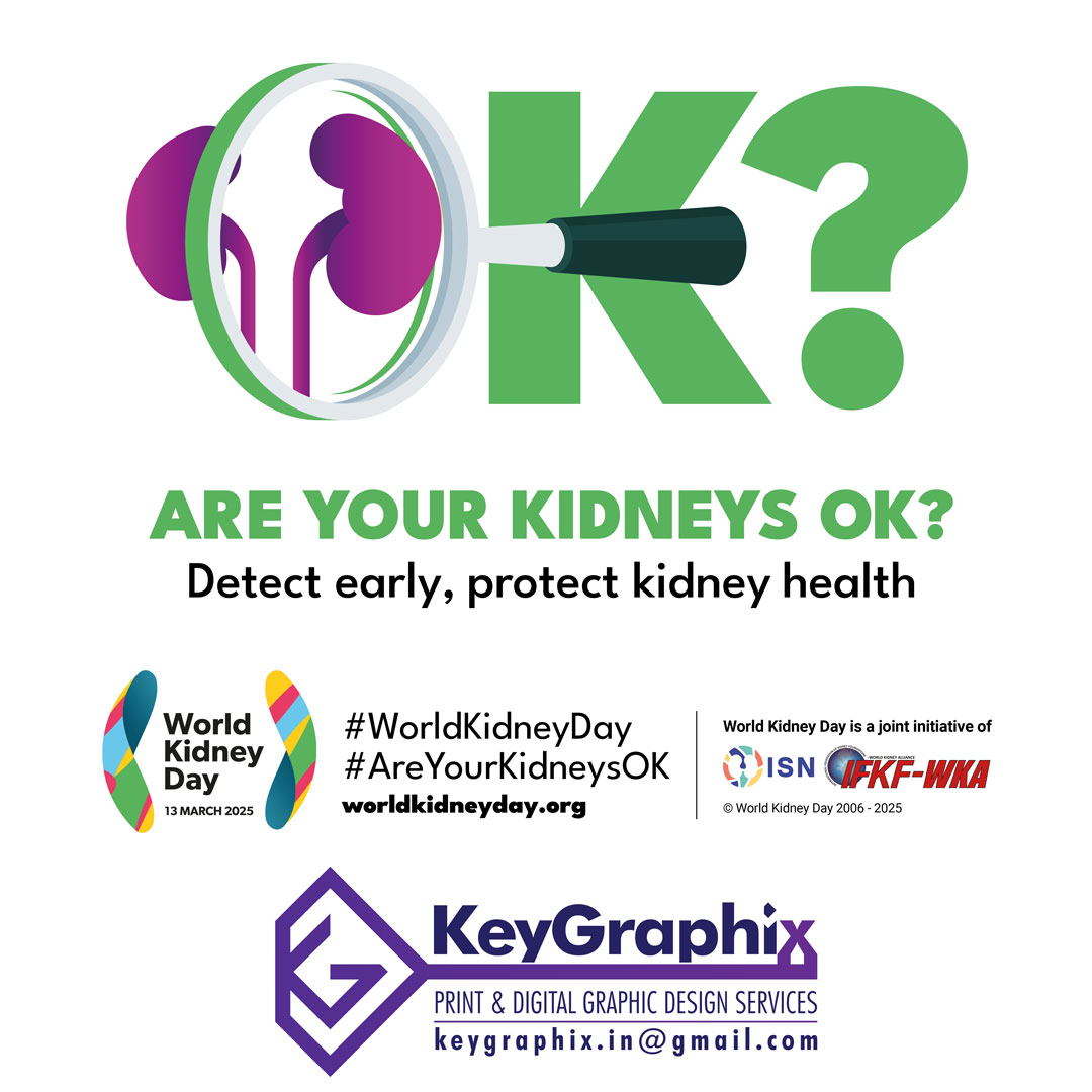 KeyGraphixIn's tweet image. #WorldKidneyDay2025 #WorldKidneyDay #Kidney #WKD2025 #WKD #March13 #ChronicKidneyDisease #CKD #AreYourKidneysOKDetectEarlyProtectKidneyHealth #AreYourKidneysOK