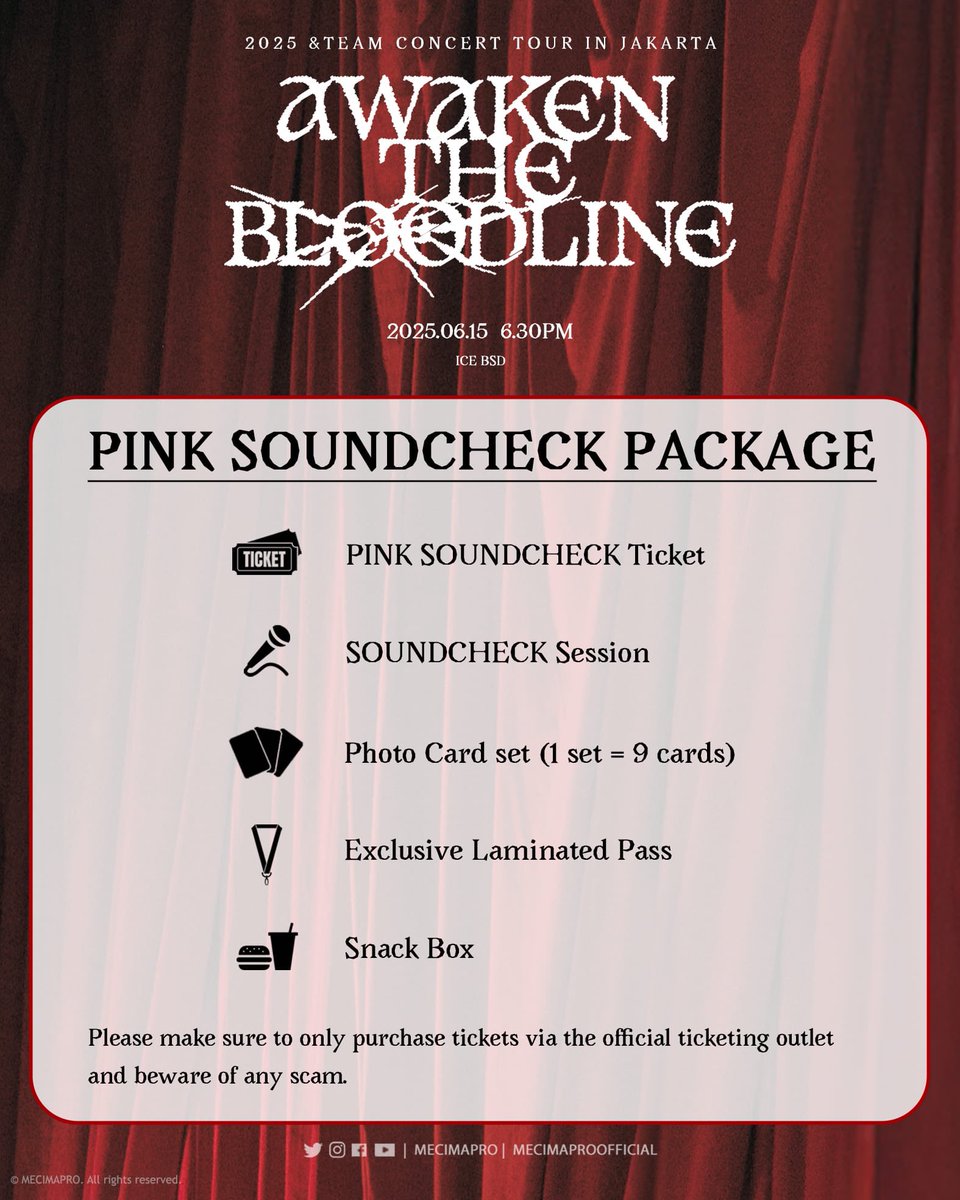 [ANNOUNCEMENT] 
2025 &amp;TEAM CONCERT TOUR 'AWAKEN THE BLOODLINE' IN JAKARTA! 
The wolves have risen, and Jakarta will tremble!
⚡ A spectacular stage, unrivaled energy, and unforgettable performances await!
-
📅 June 15, 2025
⏰ 6:30 PM
📍 ICE BSD
LUNÉ, don’t miss out!
-
🔗: