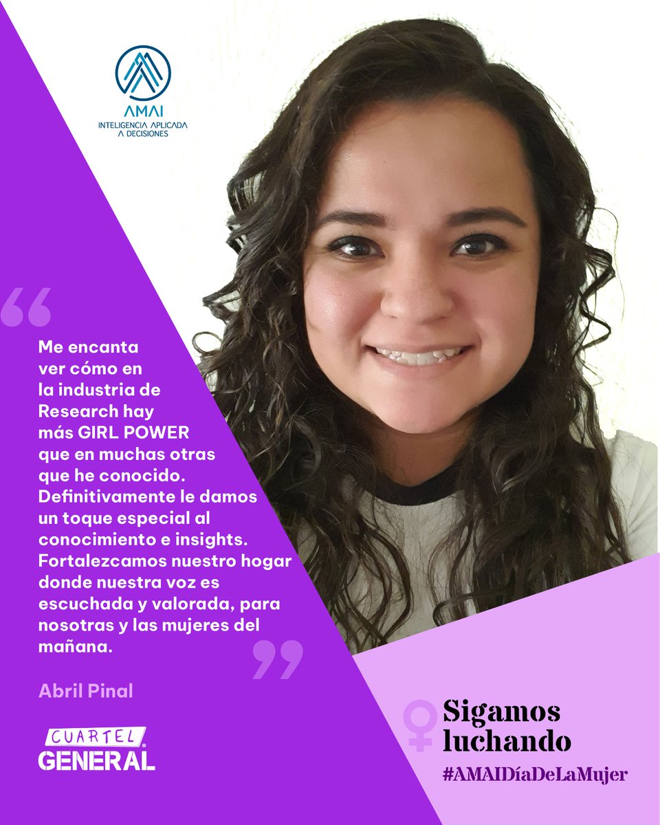 Este mes y todos los días, honramos a las mujeres de nuestra industria. ¡Gracias por inspirarnos y guiarnos!

#AMAI8M #MujeresQueInspiran #MujeresInvestigadoras

<a href="/aprilyta/">Abril Pinal</a> <a href="/_CuartelGeneral/">Cuartel General de Investigación de Mercados</a>