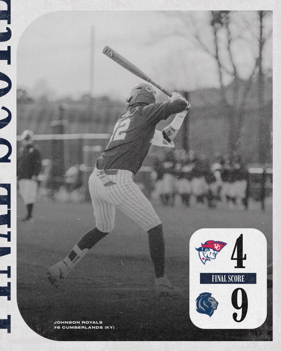 oops, we did it again

Royals take the midweek against #6 Cumberlands (KY)!

#RaiseTheRoar | #ForTheU