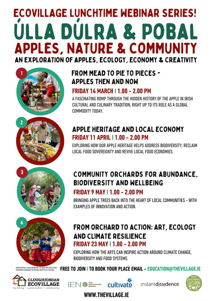 Peadar Kirby (@kirbypeadar) on Twitter photo Join us in <a href="/CjnEcovillage/">Clough Ecovillage</a> for our webinar series on apples, history, commodification and community possibilities today: Úlla, Dúlra Agus Pobal. Session 1 this Friday, March 14 @ 1:00. Join us in <a href="/CjnEcovillage/">Clough Ecovillage</a> for our webinar series on apples, history, commodification and community possibilities today: Úlla, Dúlra Agus Pobal. Session 1 this Friday, March 14 @ 1:00.
