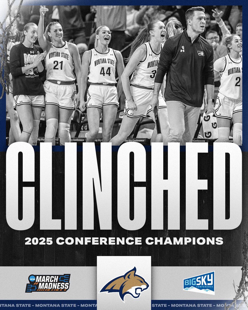 NCAA March Madness (@marchmadnesswbb) on Twitter photo BOBCATS GET THE WIN‼️
Montana State are your Big Sky Conference Champs!
#NCAAWBB x <a href="/MSUBobcatsWBB/">Montana State WBB</a> x <a href="/BigSkyConf/">Big Sky Conference</a> BOBCATS GET THE WIN‼️
Montana State are your Big Sky Conference Champs!
#NCAAWBB x <a href="/MSUBobcatsWBB/">Montana State WBB</a> x <a href="/BigSkyConf/">Big Sky Conference</a>