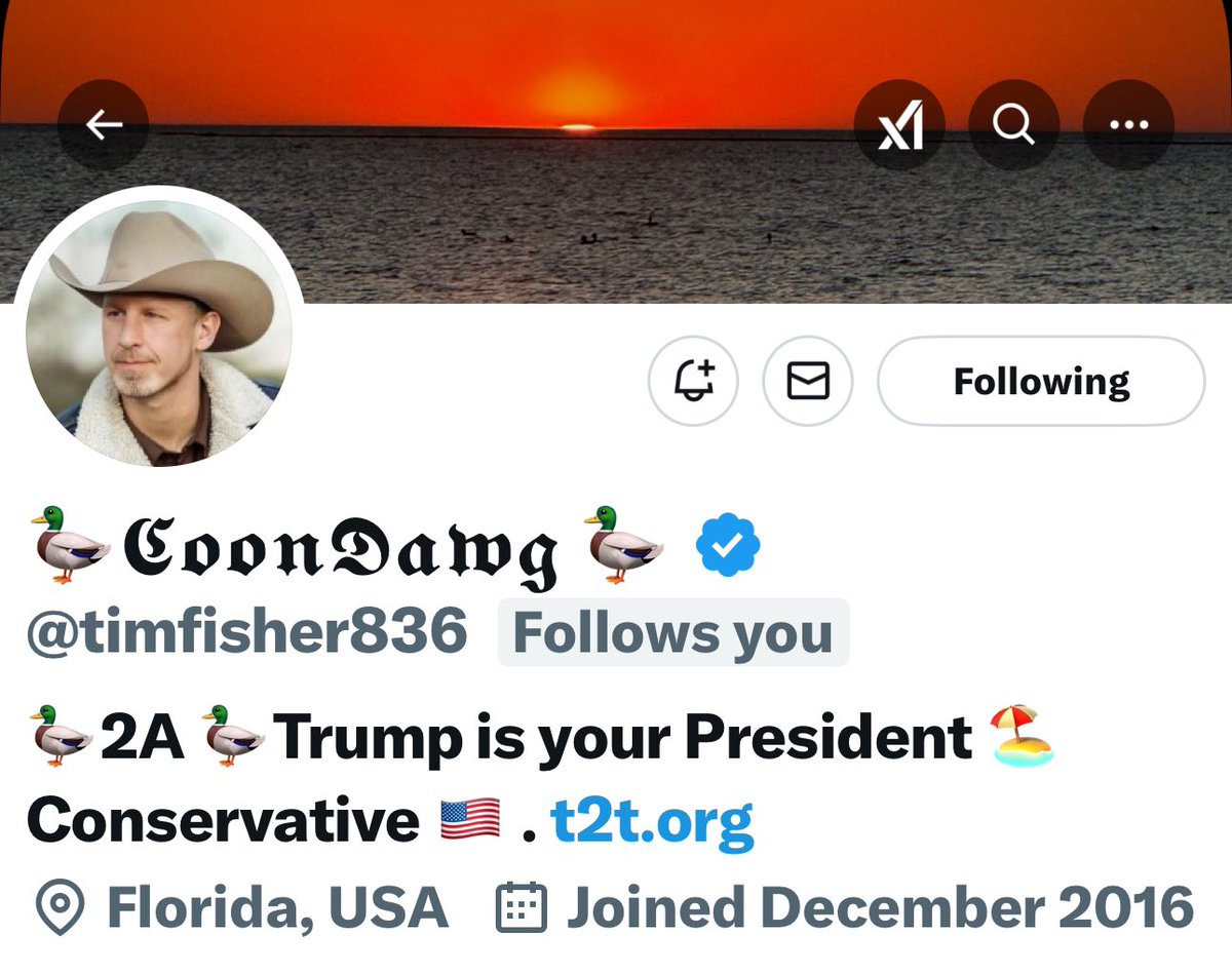 Sheri™ (@fft1776) on Twitter photo 📣 PLEASE FOLLOW 📣
Let’s grow my friend … a fabulous MAGA, America-First account!
You can often find Tim in Spaces!
Very hard working account with great content🇺🇸
<a href="/timfisher836/">🦆𝕮𝖔𝖔𝖓𝕯𝖆𝖜𝖌 🦆</a> 👈🏻
🇺🇸Plz follow & Repost🇺🇸
🔴⚪️🔵🔴⚪️🔵🔴⚪️🔵🔴⚪️🔵 📣 PLEASE FOLLOW 📣
Let’s grow my friend … a fabulous MAGA, America-First account!
You can often find Tim in Spaces!
Very hard working account with great content🇺🇸
<a href="/timfisher836/">🦆𝕮𝖔𝖔𝖓𝕯𝖆𝖜𝖌 🦆</a> 👈🏻
🇺🇸Plz follow & Repost🇺🇸
🔴⚪️🔵🔴⚪️🔵🔴⚪️🔵🔴⚪️🔵