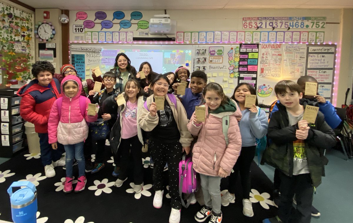 Garden Club harvested their very own seeds today from dried out flower heads! We can wait to plant everything next week and watch them grow before transplanting them outside our school. We even got to take some seeds home! So much learning and so much fun! 😍🌱🌼 #BeEvergreen