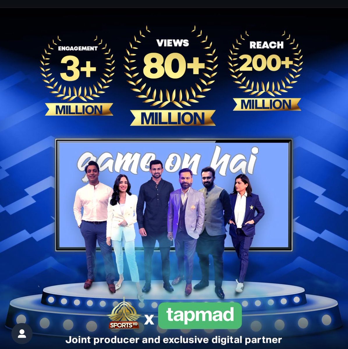 Thank you one and all for the love n response <a href="/PTVSp0rts/">PTV Sports</a> #tapmad 🏏