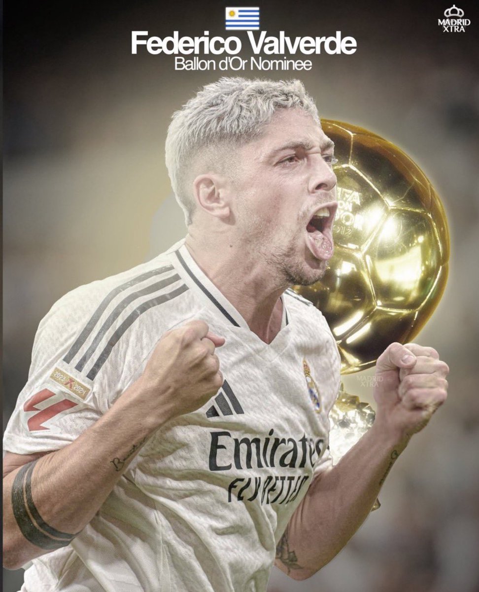 EPLargento's tweet photo. OFICIALMENTE EMPIEZO LA CAMPAÑA

FEDERICO VALVERDE BALÓN DE ORO https://t.co/zR7OliRqth